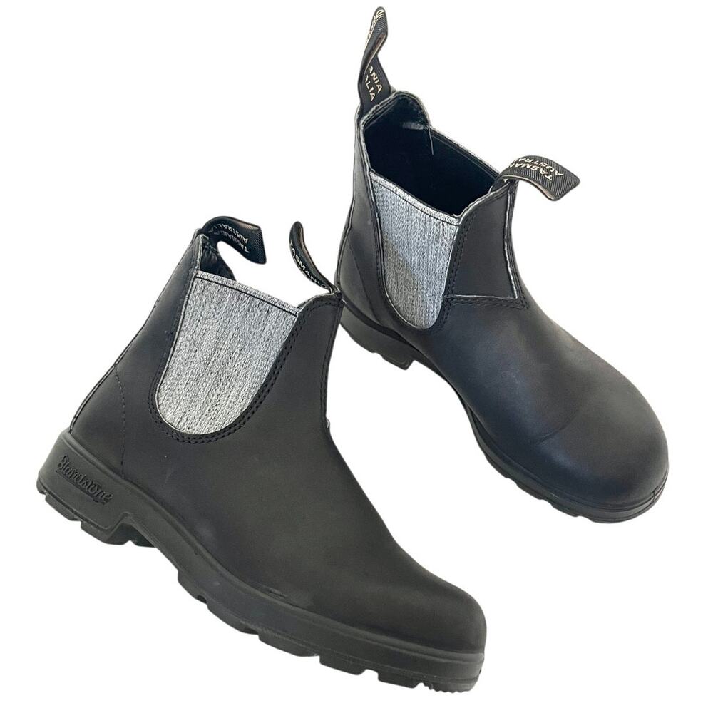 Blundstone 1914 Original 500 Chelsea‎ Black Leather Boots Size AU 3.5 / US W 6.5
